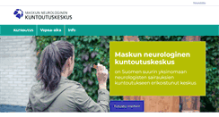 Desktop Screenshot of kuntoutuskeskus.fi