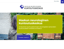 Tablet Screenshot of kuntoutuskeskus.fi